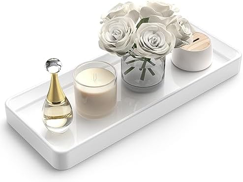 Gurygo 12" Countertop and Vanity Tray - Kitchen Tray for Soap Bottles - Rectangular Vanity Tray for Bathroom - Vanity Tr