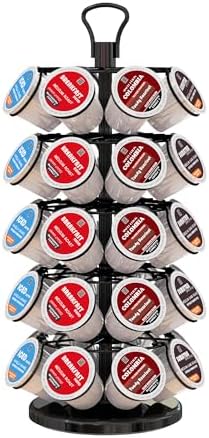 K Cup Holder 40 Pods Capacity, Coffee Pods Holder Storage Organizer Stand