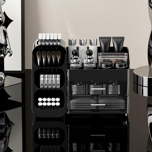 Makeup Organizer with Drawers, Large Capacity Countertop Organizers for Vanity,Bathroom and Bedroom Desk Cosmetics Organ