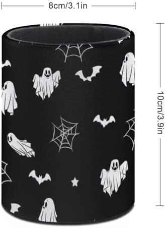 Halloween Spider Web Ghost Pen Holder Pencil Cup for Desk Organizer