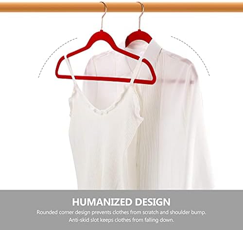 DLD Velvet Hangers Non Slip Suit Hangers 50 Pack， Space Saving Clothes Hanger Premium Velvet Non Slip Hanger Ultra Thin Adult Hanger for Coats, 360° Rotating Silver Hook