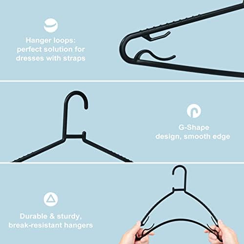 Byomostor Plastic Hangers 50 Pack