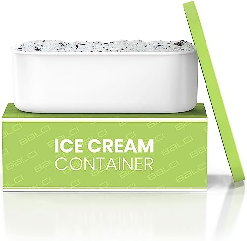 BALCI 2 Quart Ice Cream Container - Freezer Tub (Green)