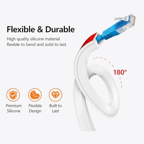 39" Silicone Cord Hider for Wall, Cable Raceway to Hide TV Wires & Cords