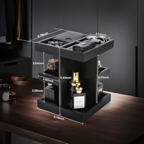 EXIN DECHEN Cologne Organizer for Men,Cologne Stand,Birthday Gifts for Men