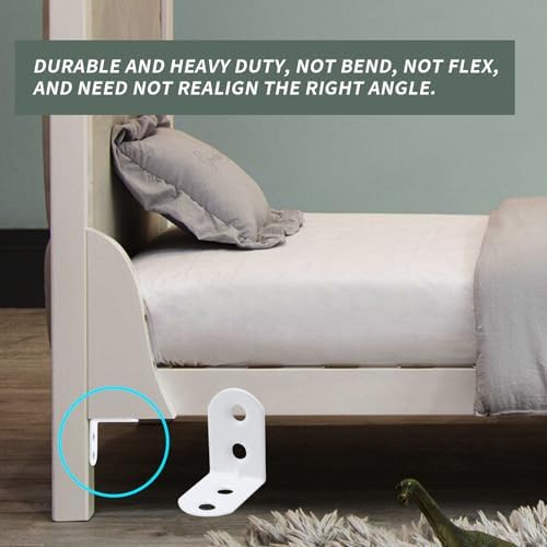 Coshar 20 Pcs Small Right Angle Bracket Corner Brace L Shape Shelf Bracket