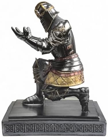 King's Guard Knight Pen Holder with a Letter Opener Desk Organizers Iron