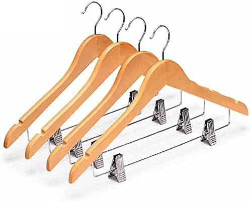Trousers Hangers Wood Clothing Hangers Multifunctional Clothes Hangers Pants Hangers Skirt Hangers Space Saving Clothes 