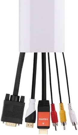 Cable Cover Raceway Organizer Management KIT for Flat Screen TV MOUNTS (29 Inches Length, 5 Pack)