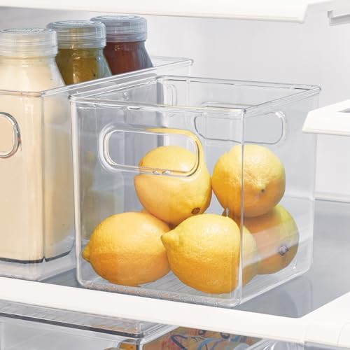 iDesign Plastic Pantry Storage Organizer Bin, 6" x 6" x 6"