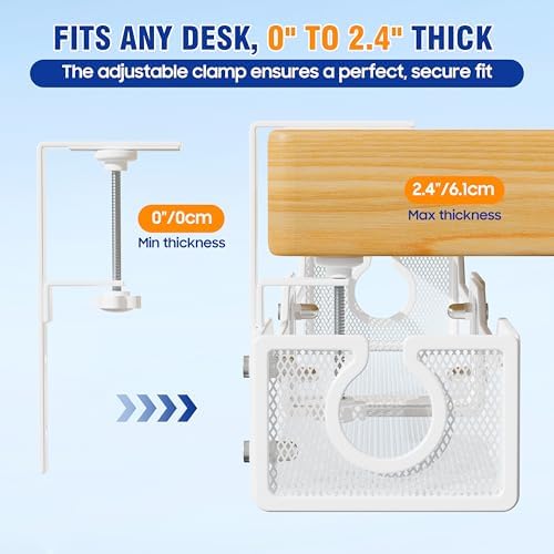 Cable Management Under Desk - 25.2" Open Slots No Dill Cable Tray