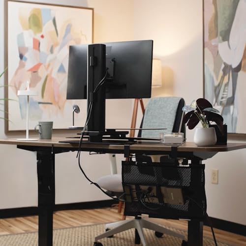 Perfect POSTURE Mesh Cable Management Tray Cord Organizer - 2 Piece - 19"