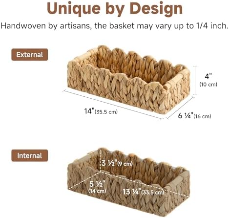 StorageWorks Toilet Paper Storage Baskets, Living Room Organizers