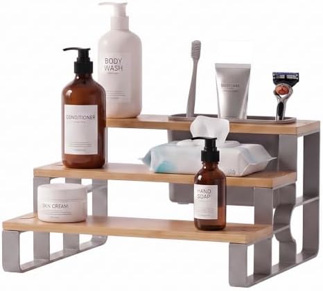 Makeup Organizer with Makeup Brush Holder, Perfume Stand, Dresser organizer