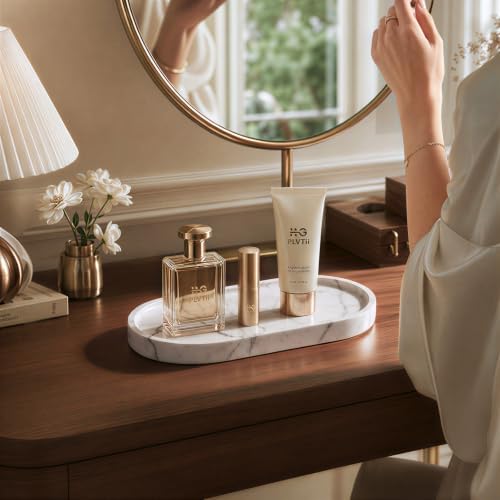 Marble Vanity Tray, 10" X 5" Bathroom Tray Countertop