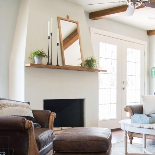 4 Pack 8 Inch Shelf Brackets, 1/5" Thick Heavy Duty Floating Shelf Bracket