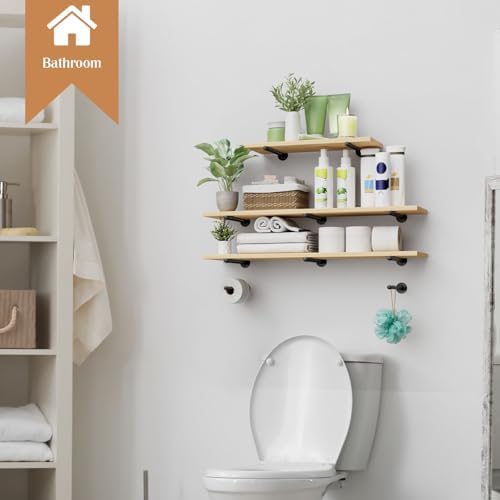 Pipe Shelf Bracket Set of 10 Floating Shelving Bracket 12 Inch