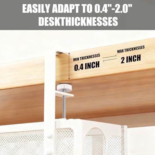 Under Desk Cable Management 27 inches Metal Cord Organizer No Drill Wire Management and Cord Organizer for Home Office S
