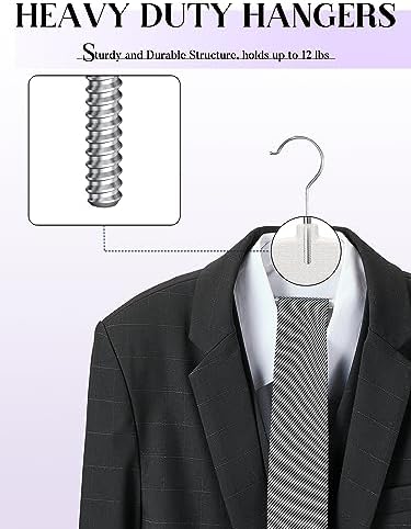 HOUSE DAY Slim Plastic Hangers 100 Pack, Non Slip Purple Clothes Hangers