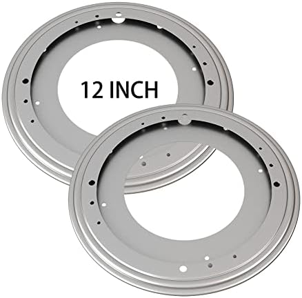 2Pack 12" Lazy Susan Hardware 5/16 Thick Turntable Bearings