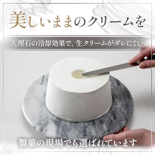 JEmarble Lazy Susan 12 inch Turntable with Aluminum Alloy Bearing, Smooth/Silent/Durable(White)(Premium Quality)