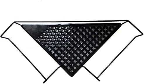 Bioristar Office Cubicle Floating Corner Shelf Iron Wire Desk Sundries Storage Rack Office Cubicles Hanging Corner Shelf