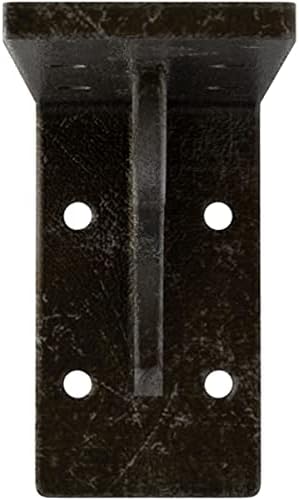2" W x 6" D x 3 3/4" H Embrey Steel Bracket, Antiqued Warm Silver