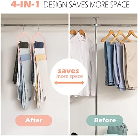 Velvet Pant Clothes Hanger Space Saving Non Slip Hanger Jean Slack Hangers