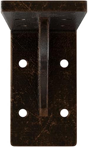 Ekena Millwork BKTM02X06X03EBABZ Steel Bracket Embrey, 2" W x 6" D x 3 3/4" H, Antiqued Bronze