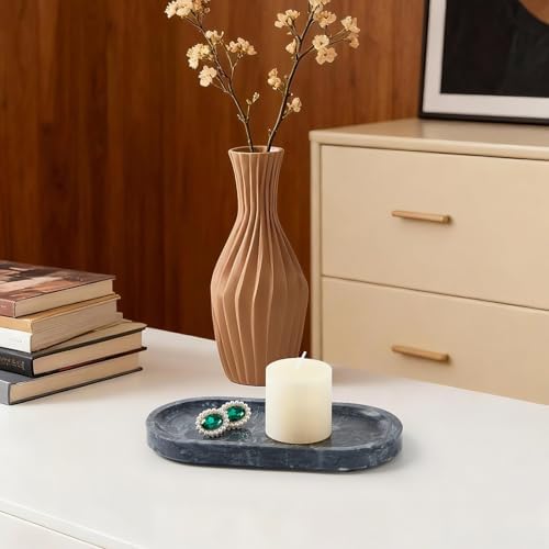 Natural Marble Vanity Tray, Marble Tray for Bathroom countertop