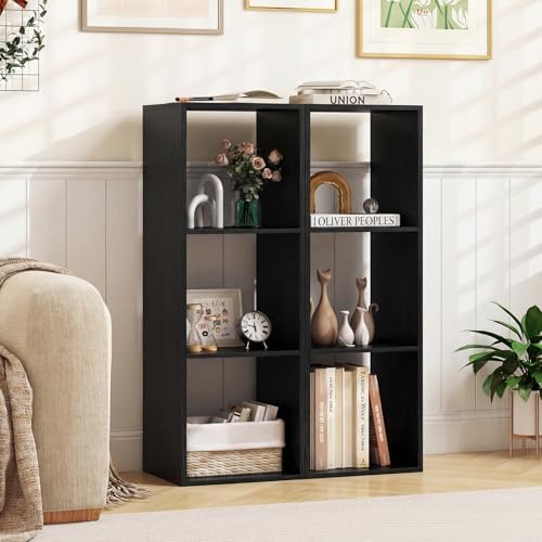 Tangkula 3-Cube Bookcase, 4-Tier Bookshelf with Open Compartments, Freestanding Cube Storage Organizer with Anti-Topplin