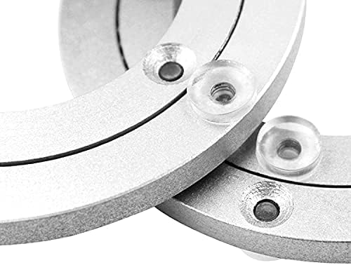 Aluminium Alloy Turntable Bearing, Heavy Duty Swivel Turntable Lazy Susan Rotating Bearing Turntable Round Dining Table 