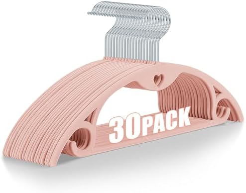 Velvet Hangers Felt Clothes Hangers 30 Pack