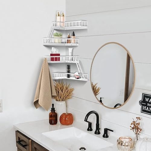 Fire Escape Wall Shelf, Modern City Style Corner Wall Shelves, Trinket Figurine Display Knick Knack Shelf Easy to Instal