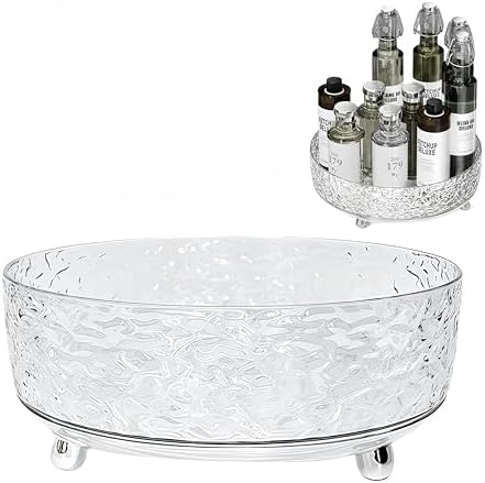 Premium Lazy Susan Organizer,9 inch Turntable Organizer for Bathroom, Kitchen, Vanity, Countertop, Table Top, Cabinet, P