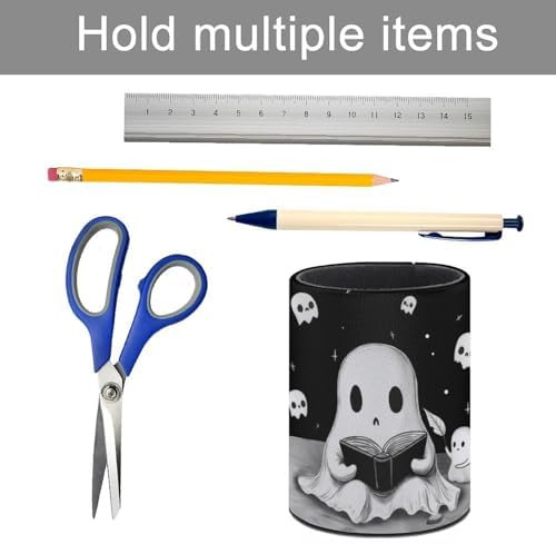 Cute Ghosts Pen Holder Pencil Cup for Desk Organizer