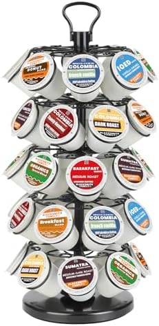 K Cup Holder, Coffee Pods Holder Storage Organizer Stand,40 Pods Capacity