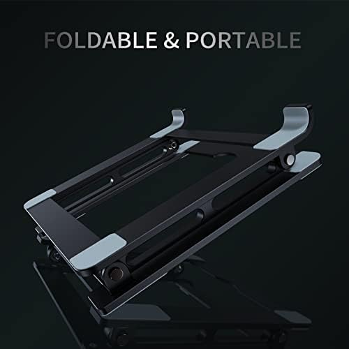 Laptop Stand for Desk, Adjustable Laptop Stand Holder Portable Laptop Riser with Multi-Angle Height Adjustable Computer 