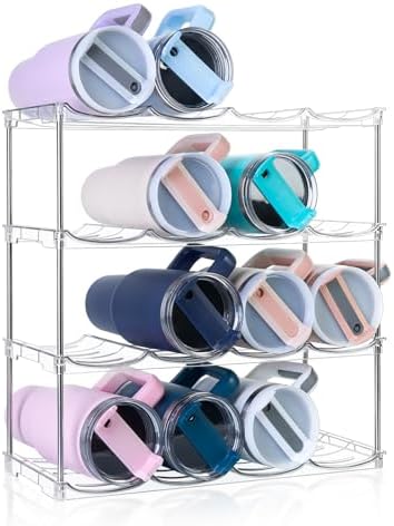 Larger Water Bottle Organizer for Stanley 40 oz Tumbler, Tumbler Organizer