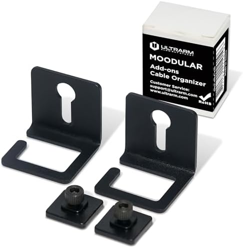 ULTRARM Moodular Cable Organizer 2-Pack Add-On for Rails, Do Not Use Alone