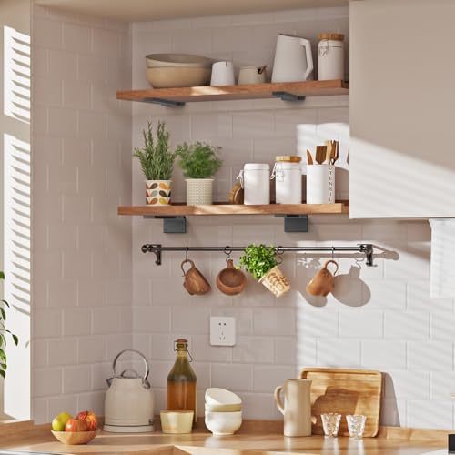 Black Floating Shelf Brackets 10 inch 8 Pack L Brackets for Floating Shelves Metal Heavy Duty Shelf Bracket for DIY Shel