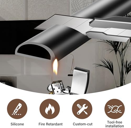 Cord Hider for Wall Mounted TV, 78" Cable Cover for 2-3 Cables with Side Open, Flexible Silicone Wire Raceway Management