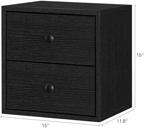 FUSUNBAO Magic DIY Cube Storage Organizer Stackable Cubes for Home Books Clothes Toy-Modular Cubby Storage System-Office