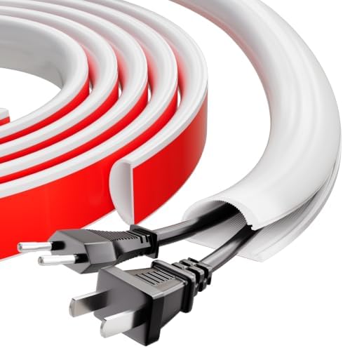 78" Silicone Cord Hider for Wall Mount TV,Large Self-Adhesive Cable Hider