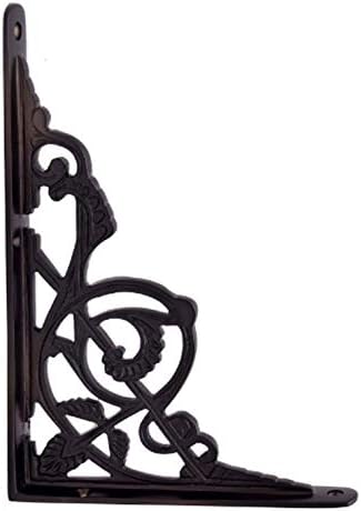 Adonai Hardware Maasiai Decorative Shelf Bracket (Supplied as 2 Pieces per Pack) - Distressed Silicon Bronze Medium Pati