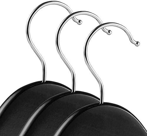 Lotus Wooden Hangers, Solid Wood Shirt Hangers, Dress Coat Jacket Clothes Hangers, With Extra Smooth Finish, 360 Degree 