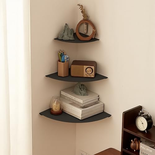 Small Corner Shelf, 6in Metal Corner Shelves withs Hole