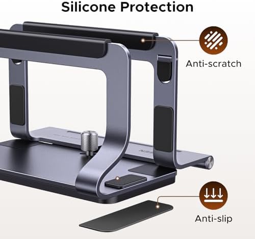 UGREEN 2-in-1 Laptop Stand for Desk, Horizental & Virtical Laptop Holder