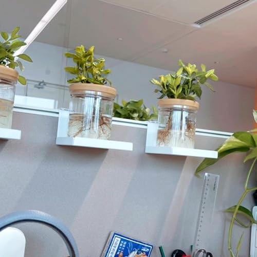 Office Cubicle Shelf Storage Organizer Floating Corner Rack Hanging Shelf Adjustable Home Office Essentials for Small Pl