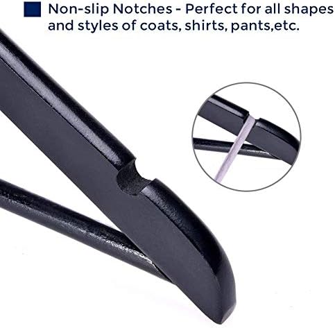 Lotus Wooden Hangers, Solid Wood Shirt Hangers, Dress Coat Jacket Clothes Hangers, with Extra Smooth Finish, 360 Degree 